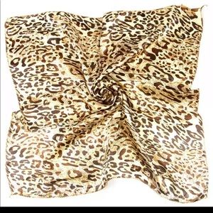 💕Silk Animal Print Hair/ Neck / Purse Scarf